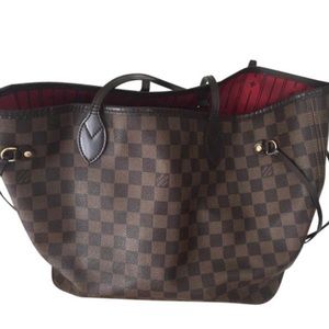 Neverfull lv worn.